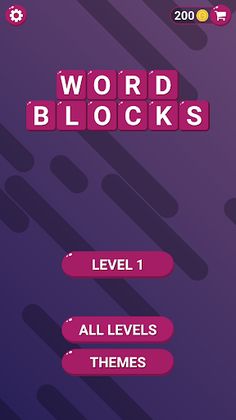 Word Blocks - Word Tiles Puzzl - Screenshot 1