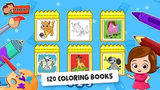 Baby Coloring game - Baby Town - Screenshot 2