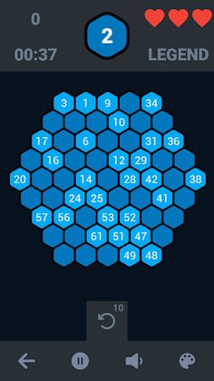 Hexa Maze: Number Maze Puzzle - Screenshot 2