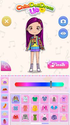 Chibi Doll Dress up Girl Games - Screenshot 1