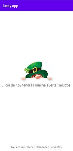 Lucky app - Screenshot 1