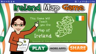 Ireland Map Puzzle Game - Screenshot 1