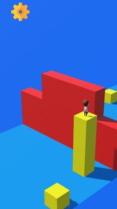 3D CUBE SURFER - Screenshot 1