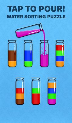 Color Water Sort Puzzle Games - Screenshot 1