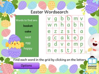 Easter Wordsearch Lite - Screenshot 1