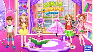 Girls clothing factory - Screenshot 1