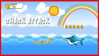 Shark Frenzy Attack : Girl Gam - Screenshot 2