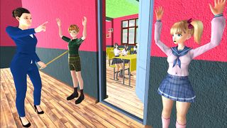 School Life Anime Girl Game 3D - Screenshot 3
