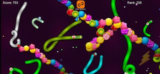 Slither War Hungry Snake Game - Screenshot 1