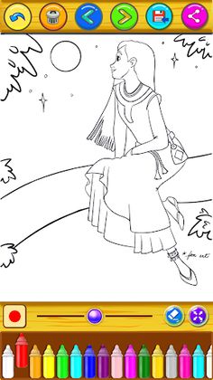 Wish coloring book - Screenshot 1