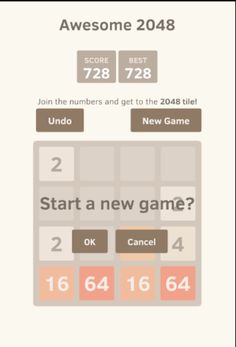 Awesome 2048 - Screenshot 3