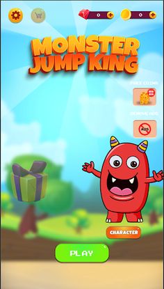 Monster Jump King - Screenshot 1