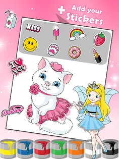 Princess Coloring Book 2 - Screenshot 3