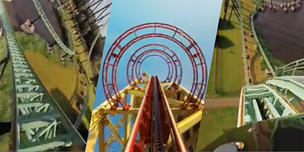 VR Thrills Roller Coaster Game - Screenshot 2