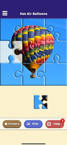Hot Air Balloons Puzzle - Screenshot 1