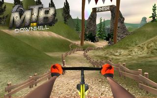 VR - MTB Downhill bicycle raci - Screenshot 2