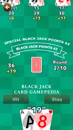 Black Jack : Card Gamepedia - Screenshot 1