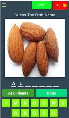 Guess Game : Fruit Names - Screenshot 1