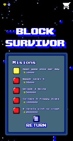 Block Survivor - Arcade Retro - Screenshot 2