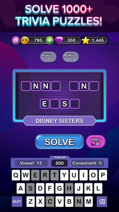 Trivia Puzzle Fortune Word Fun - Screenshot 1
