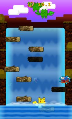 CubeMon Waterfall Jump - Screenshot 4