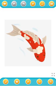 koi fish coloring game - Screenshot 4