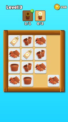 Flower Pots - 2048 - Screenshot 2