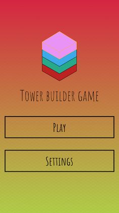 Tower builder game - Screenshot 1