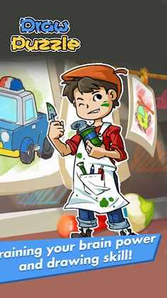 Draw Puzzle:game online - Screenshot 1