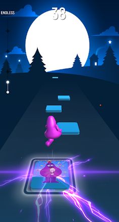 Grimace Shake Tiles Hop - Screenshot 4