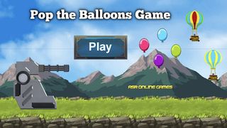 Pop the Balloons Game - Screenshot 1