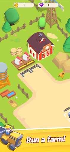 Idle Farm:Trucking Simulator - Screenshot 1