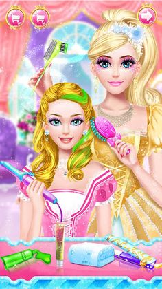Princess dress up and makeover - Screenshot 3