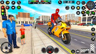 Superhero Bike Race Games 3d - Screenshot 3