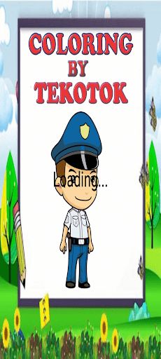 Police Coloring - Screenshot 1