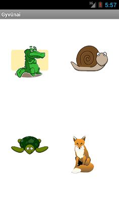 Mokomes zodziu: gyvunai - Screenshot 2