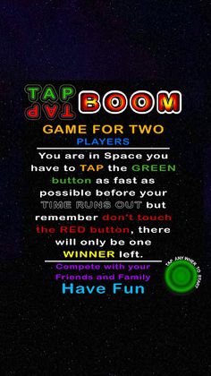 TAPTAP BOOM - DUEL GAME FOR 2 - Screenshot 1