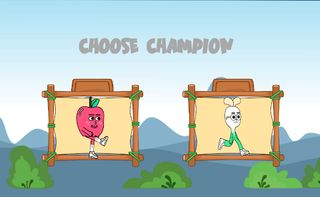 apple and onion running game - Screenshot 3