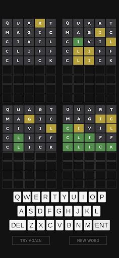 Quordy - Word Game - Screenshot 1
