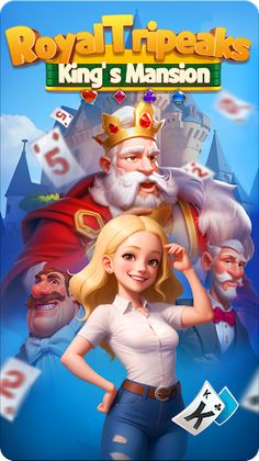 Royal Tripeaks: King's Mansion - Screenshot 1