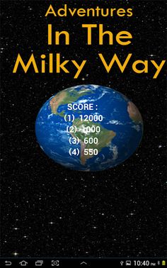 Adventures in the Milky Way - Screenshot 1