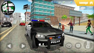 San Andreas City - Police Car - Screenshot 1