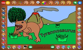 Coloring Book 21: More Dinos - Screenshot 1