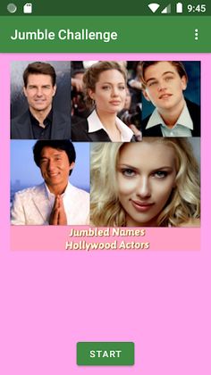 Jumbled Names Hollywood Actors - Screenshot 1