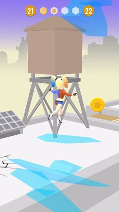 Hero Ragdoll Hop: Get Higher! - Screenshot 1