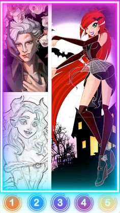 Horror Dark Color by Number - Screenshot 3