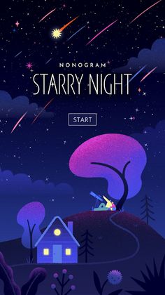 Starry Night - Nonogram - Screenshot 1