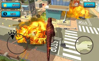 Dinosaur Simulator 2 Dino City - Screenshot 1