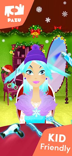 Girls Hair Salon Christmas - Screenshot 3