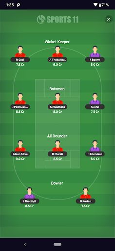 Sports11: Fantasy Cricket - Screenshot 2